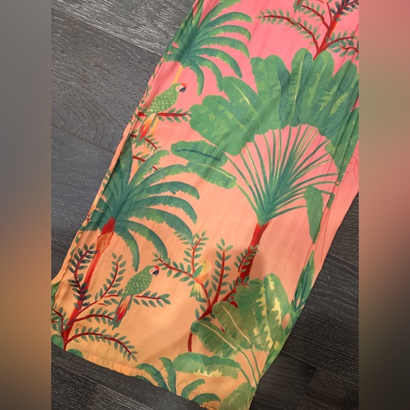 NWOT Rachel Zoe Wide Leg Silk Print Pants | Size small - Picture 9 of 10